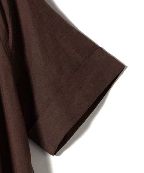 「Fanaka」 半袖ワンピース ONE SIZE レッド レディース_画像6