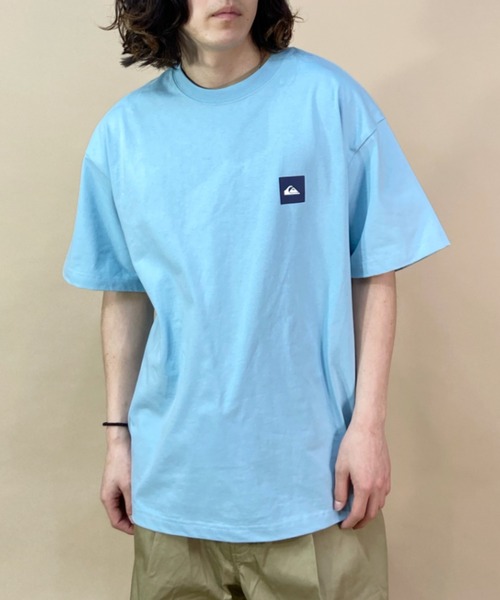 「Quiksilver」 半袖Tシャツ L ブルー メンズ_画像2