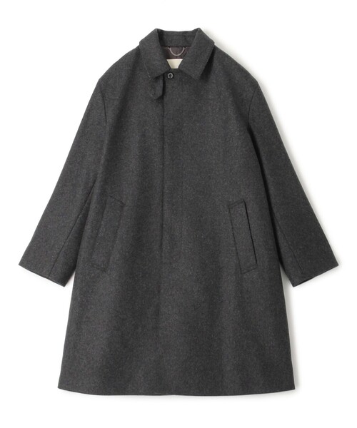 MACKINTOSHマッキントッシュ ウール ステンカラーコート36英国製 MACKINTOSH マッキントッシュ 比翼ウールステンカラーコート36