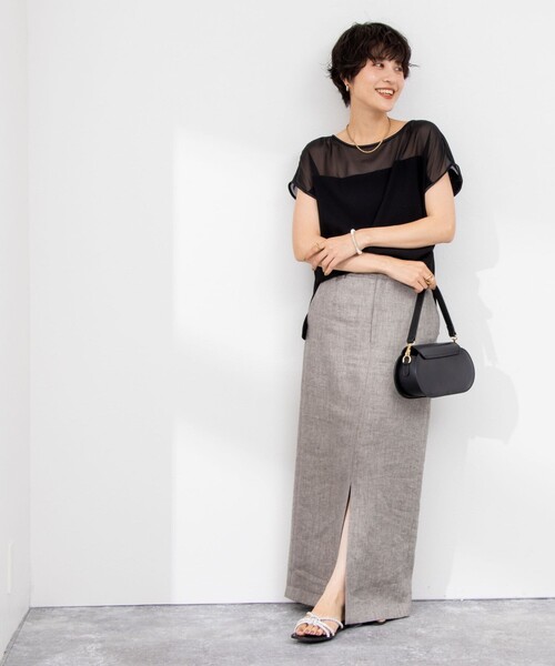 「NOLLEY'S Sophi」 ノースリーブブラウス 38 オフホワイト レディース_画像2