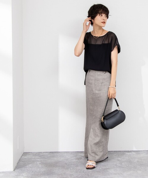 「NOLLEY'S Sophi」 ノースリーブブラウス 38 オフホワイト レディース_画像5