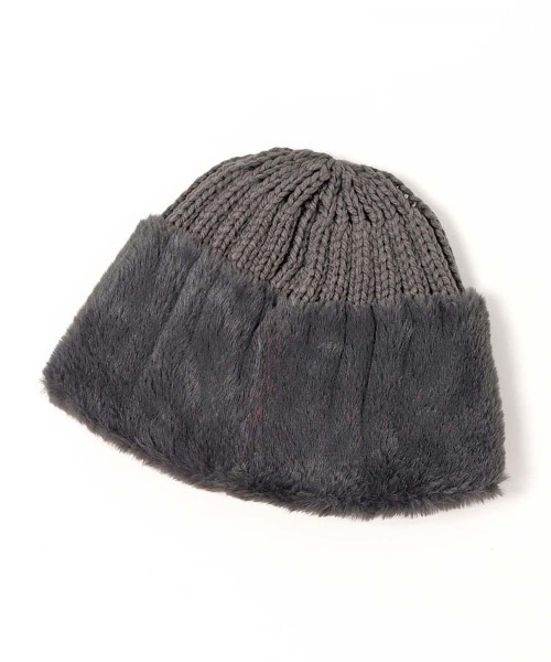 Bleu Bleuet（ブルーブルーエ） ニット帽 ニットキャップ ファートーク