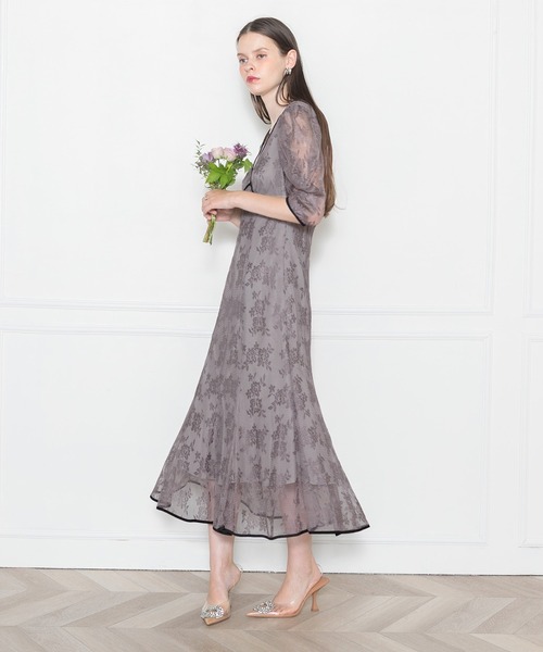 「Leja」 半袖ワンピース SMALL イエロー レディース_画像3