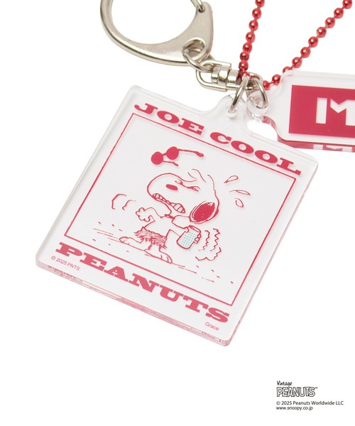 PEANUTS キーホルダー MILKFED. × PEANUTS JOE COOL COMIC KEYCHAIN