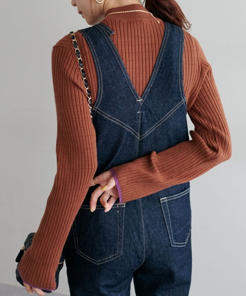 「DISCOAT」 長袖ニット MEDIUM アイボリー レディース_画像7