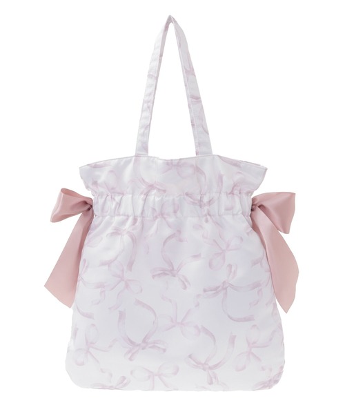 Maison de FLEUR（メゾンドフルール） トートバッグ リボン柄ダブル