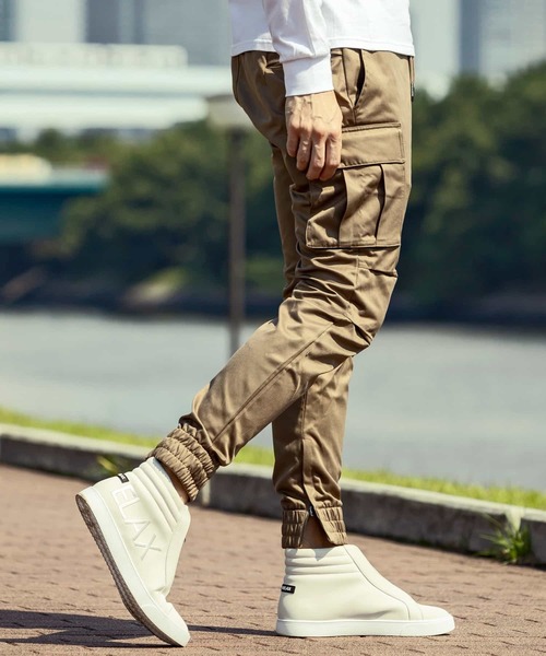 1PIU1UGUALE3 RELAX 「1PIU1UGUALE3 RELAX 」 カーゴパンツ L カーキ