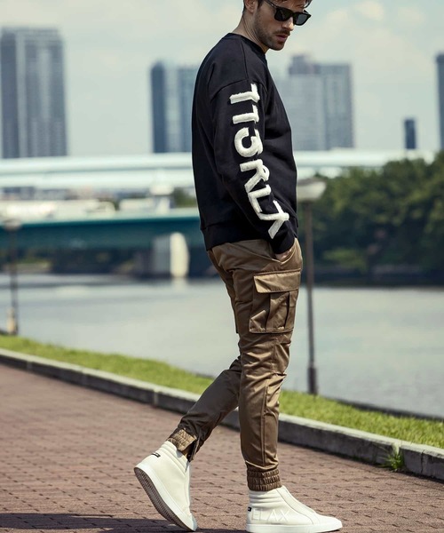 1PIU1UGUALE3 RELAX 「1PIU1UGUALE3 RELAX 」 カーゴパンツ L カーキ