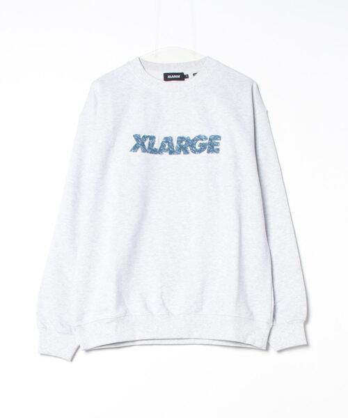 「XLARGE」 スウェットカットソー M アッシュ メンズ_画像2
