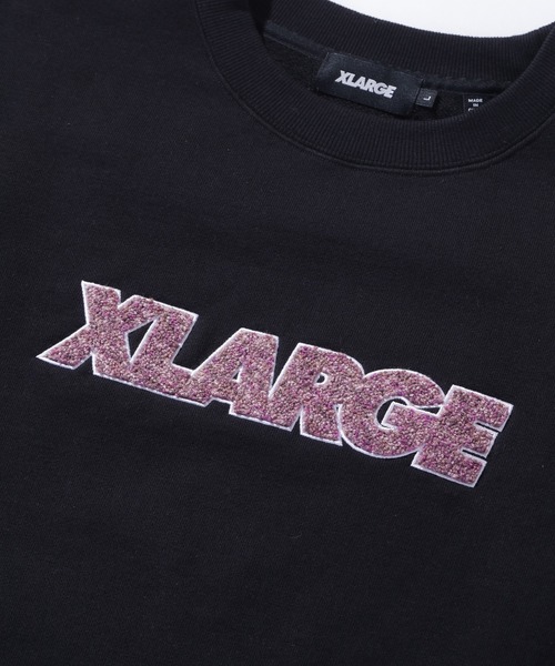 「XLARGE」 スウェットカットソー M アッシュ メンズ_画像9