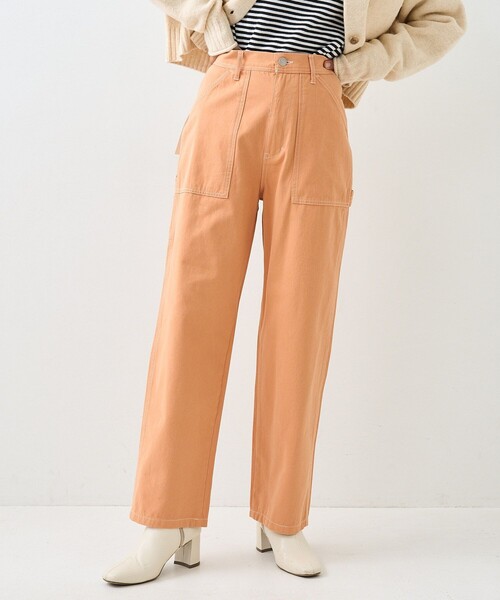 「FREAK'S STORE」 チノパンツ SMALL グリーン レディース_画像4