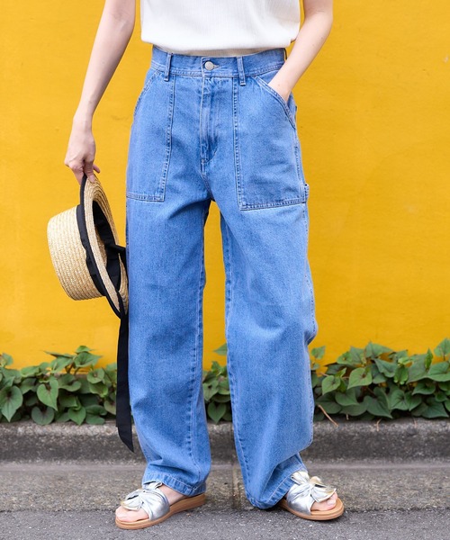 「FREAK'S STORE」 チノパンツ SMALL グリーン レディース_画像8