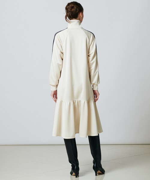 「ESSENTIAL」 長袖ワンピース 38 アイボリー レディース_画像4