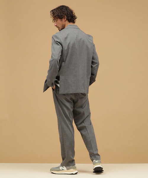 NANO universe【美品】セットアップ スーツ ベージュ M NANO universe（ナノ・ユニバース） スーツ M ベージュ メンズ