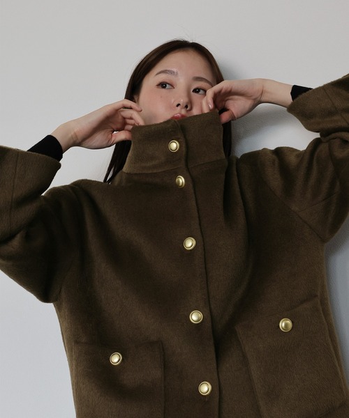 J by blue（ジェイバイブルー） コート アウター ゴールドボタン