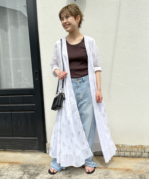 ヌキテパ　長袖ワンピース NE QUITTEZ PAS!（ヌキテパ） 長袖ワンピース FREE ブラウン