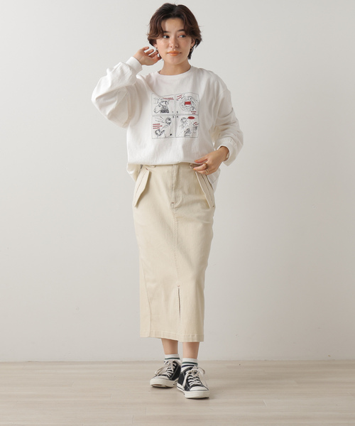 「DOUBLE NAME」 タイトスカート FREE ブラウン レディース_画像8