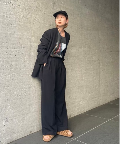 TODAYFUL 「TODAYFUL」 ノーカラージャケット 36inch ブラック