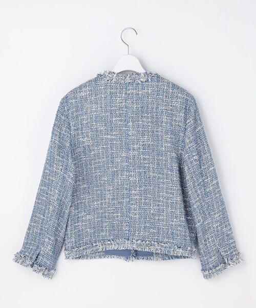 自由区（ジユウク） ジャケット ノーカラージャケット ファンシー