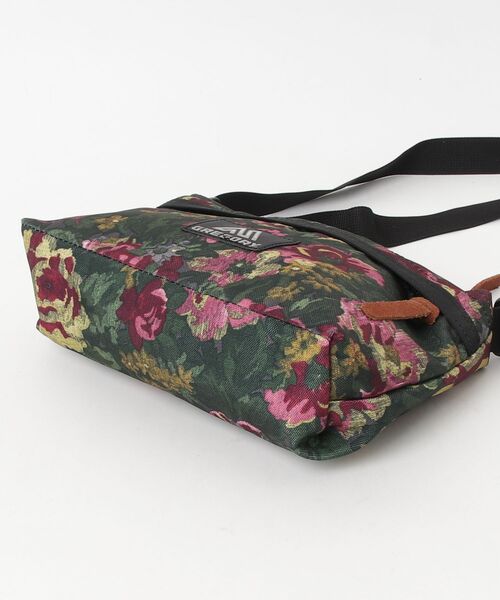 GREGORY（グレゴリー） 花柄ショルダーバッグ - グリーン レディース