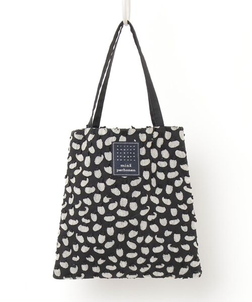 mina perhonen（ミナペルホネン） ハンドバッグ - ブラック レディース