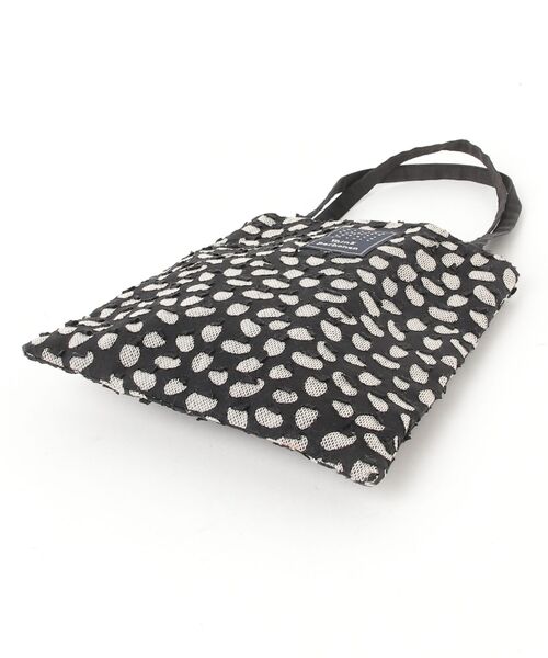 ミナペルホネンと本革のワンハンドルバッグ　MB510-163 mina perhonen（ミナペルホネン） ハンドバッグ - ブラック レディース