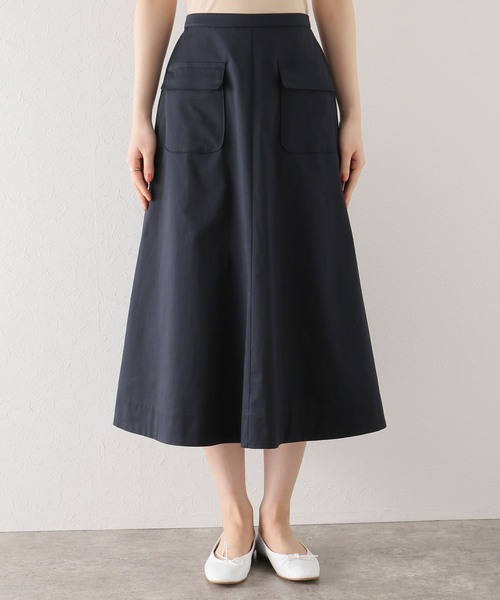 「La TOTALITE」 スカート 38 ネイビー レディース_画像10