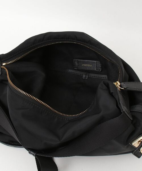 「ORSETTO」 ワンポイントショルダーバッグ - ブラック レディース_画像4
