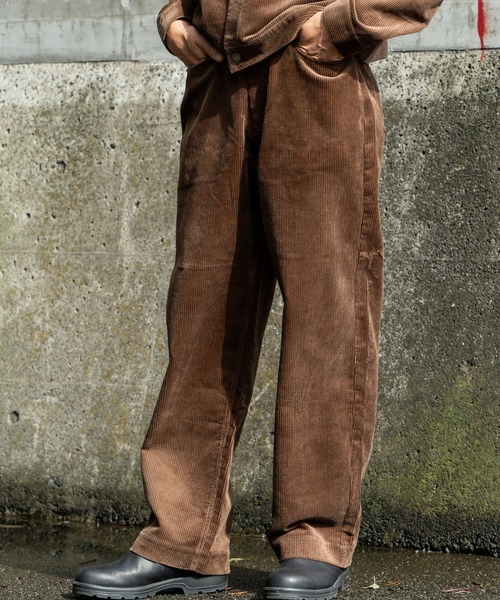 FCTY. コーデュロイパンツ MEDIUM ブラウン メンズ : ZOZOTOWN Yahoo