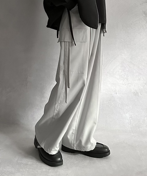 「SERACE」 カーゴパンツ M チャコールグレー メンズ_画像5