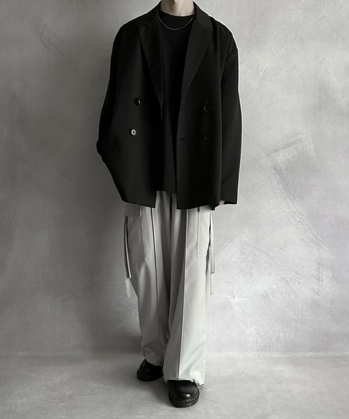 「SERACE」 カーゴパンツ M チャコールグレー メンズ_画像6