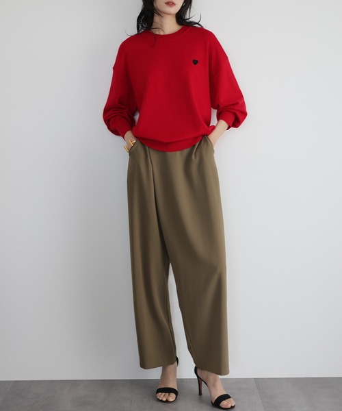 「ELFRANK」 長袖ニット FREE グレー レディース_画像8