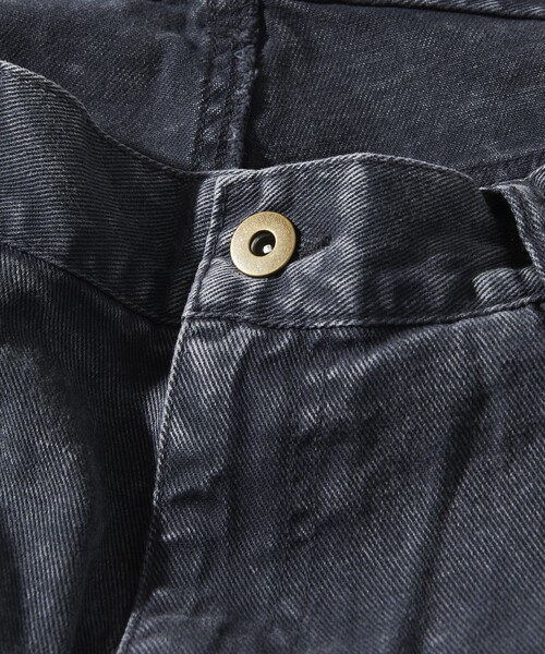 「FREAK'S STORE」 デニムパンツ LARGE チャコールグレー メンズ_画像3