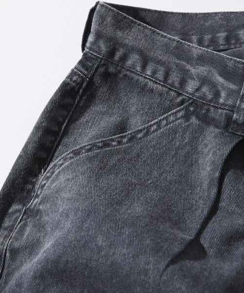 「FREAK'S STORE」 デニムパンツ LARGE チャコールグレー メンズ_画像5