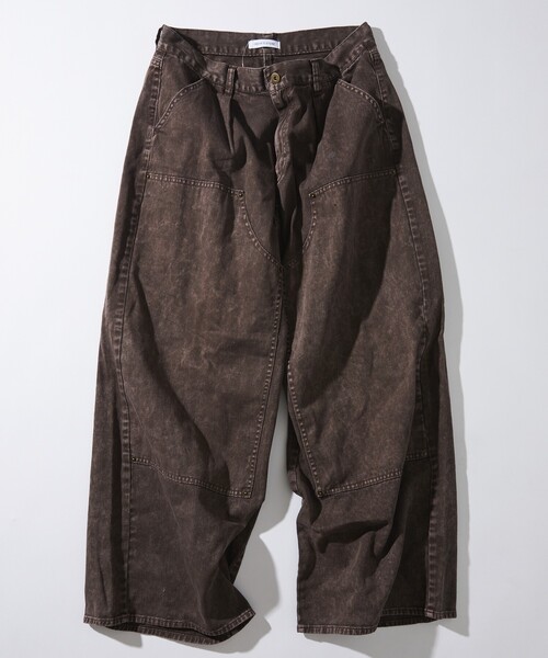 「FREAK'S STORE」 デニムパンツ LARGE チャコールグレー メンズ_画像9