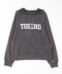 「MandO（Auntie Rosa）」 プルオーバーパーカー MEDIUM チャコールグレー メンズの画像2