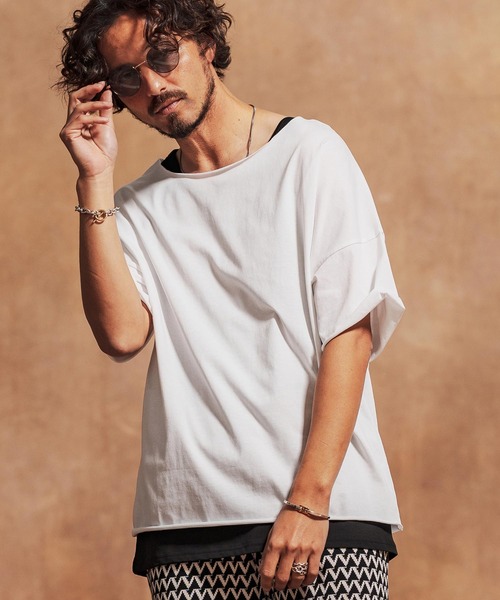 「Jih Nunc」 半袖Tシャツ S ブラック メンズ_画像2