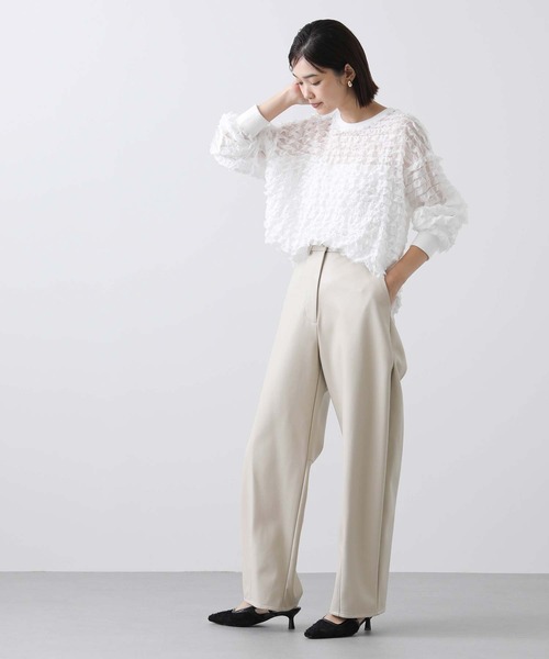 「CLOCHE」 パンツ FREE ブラック レディース_画像3