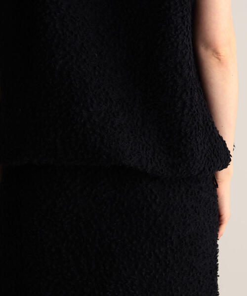 「BACCA」 ロングスカート 34 ネイビー レディース_画像3