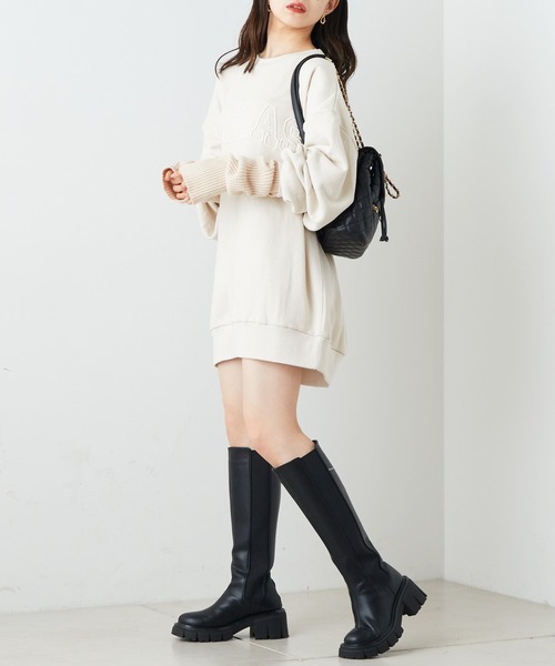 「Chico」 スウェットカットソー FREE アイボリー レディース_画像5