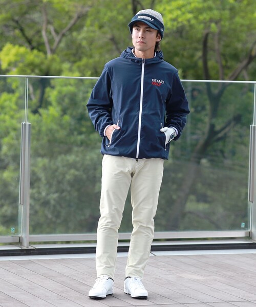 「BEAMS GOLF」 ブルゾン X-LARGE ブラック メンズの画像