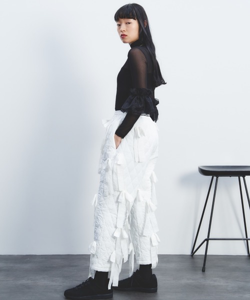 「PERNA」 パンツ FREE ホワイト レディース_画像2