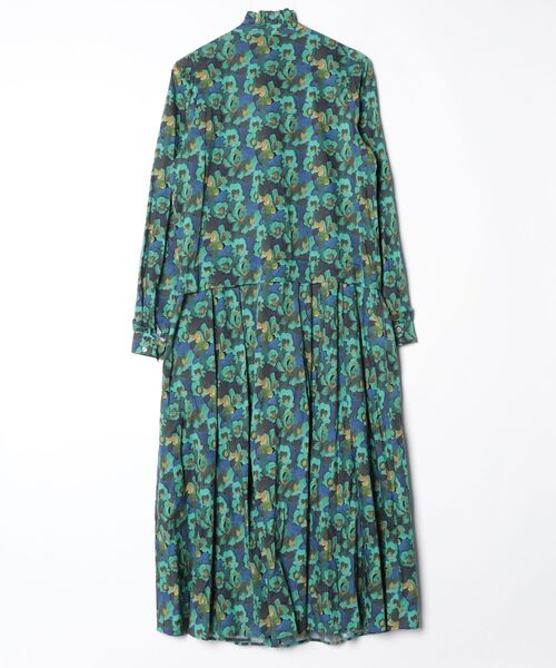 「LA MARINE FRANCAISE」 長袖ワンピース ONE SIZE グリーン レディース_画像2