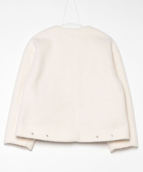 BEAUTY＆YOUTH UNITED ARROWS ノーカラージャケット M オフホワイト