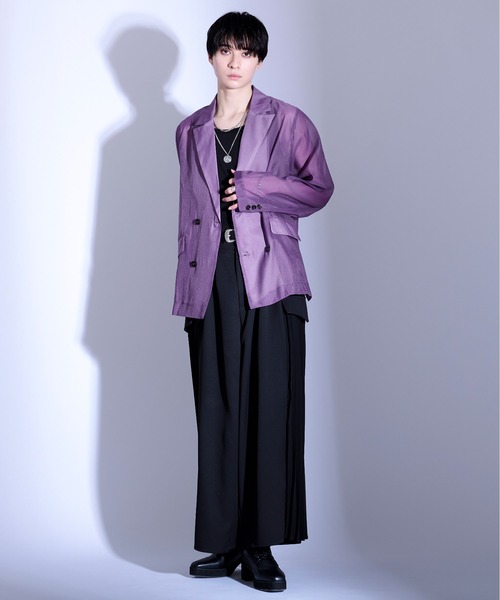 「Ellno Loset」 テーラードジャケット SMALL ブラック メンズ_画像5