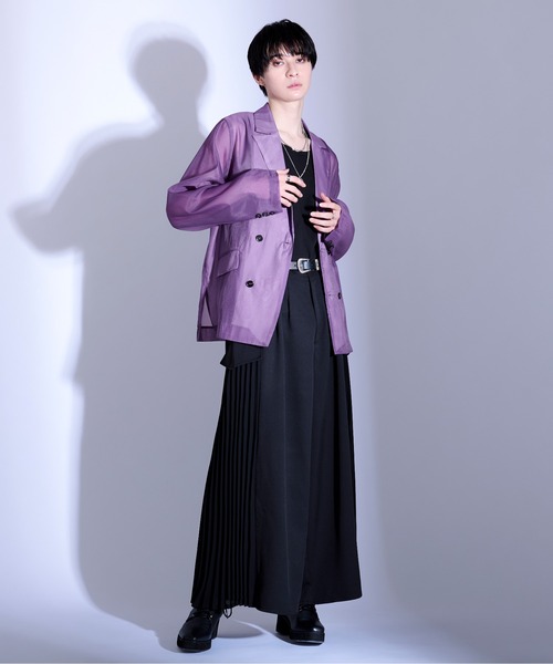 「Ellno Loset」 テーラードジャケット SMALL ブラック メンズ_画像7