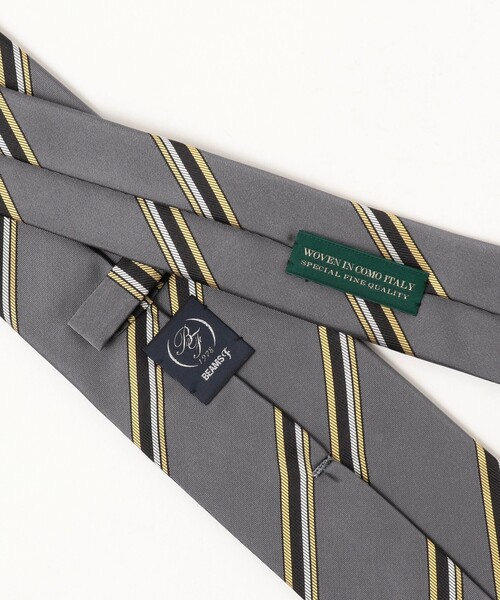 BEAMS F（ビームスF） ネクタイ シルク ストライプ ネクタイ
