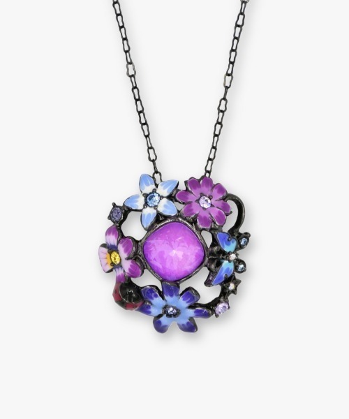 ANNA SUI ネックレス フラワー アナスイ ブラックケア ANNA SUI（アナスイ） ネックレス フラワーモチーフ ネックレス