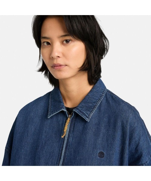 希少　テンダーパーソン【あのちゃん着用】フレイムヘムジャケット　Gジャン　デニム Timberland（ティンバーランド） デニムジャケット gジャン ストラザム