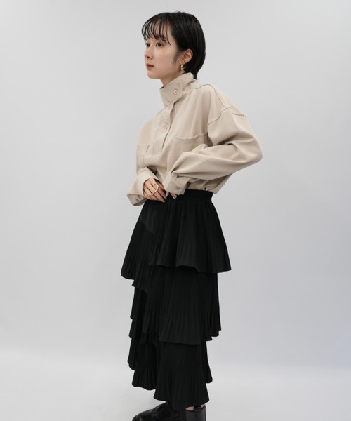 「Uenui」 「Grace＆Chili」長袖カットソー FREE ベージュ レディース_画像6